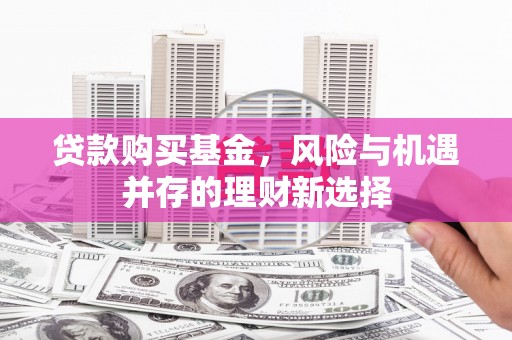 开远贷款购买基金，风险与机遇并存的理财新选择