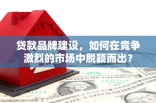 开远贷款品牌建设，如何在竞争激烈的市场中脱颖而出？