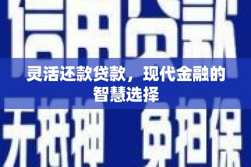 开远灵活还款贷款，现代金融的智慧选择