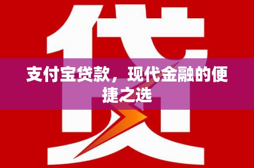 开远支付宝贷款，现代金融的便捷之选