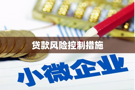 开远贷款风险控制措施